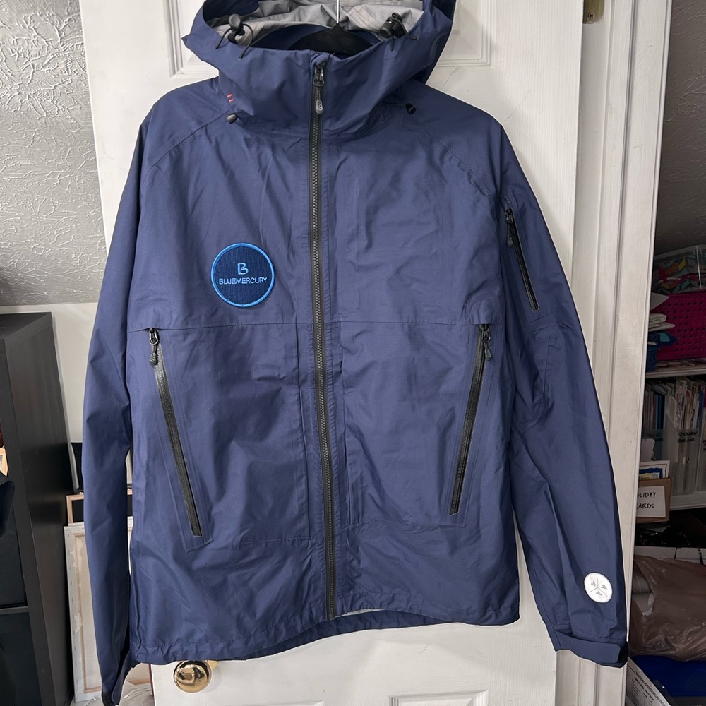 TOREN Men's Navy Tech Jacket